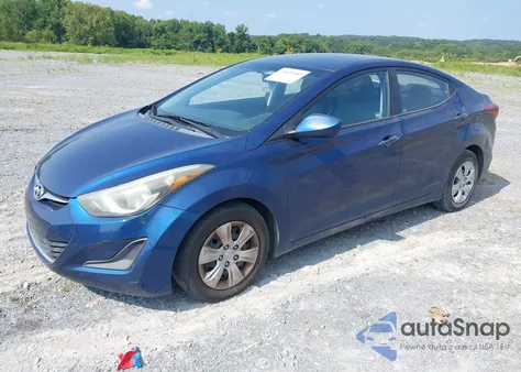 2016 Hyundai Elantra Se from USA, damaged, VIN 5NPDH4AE7GH714118